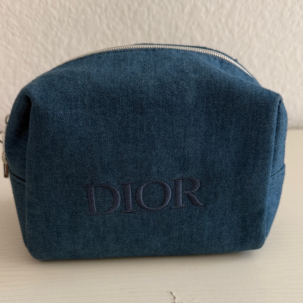 Dior Denim Blue Toiletry Bag
